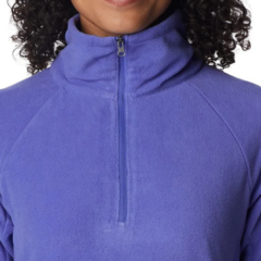 BLUSÃO FEMININO FLEECE GLACIAL™ IV 1/2 ZIP ROXO PURPLE LOTUS AK1131-546 COLUMBIA - loja online