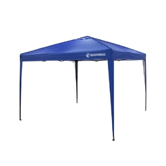 GAZEBO SANFONADO ALUMINIZADO PRATIKO 3X3M AZUL GUEPARDO