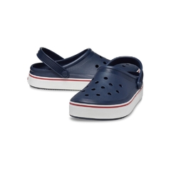 SANDÁLIA INFANTIL CROCBAND CLEAN OFF COURT CLOG T AZUL NAVY X2084794CC CROCS