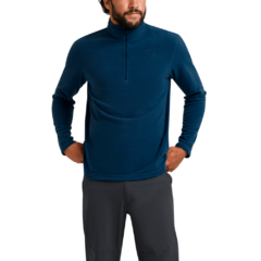 BLUSÃO MASCULINO FLEECE 1/4 ZIP PULOVER GLACIER AZUL C744NEFS THE NORTH FACE