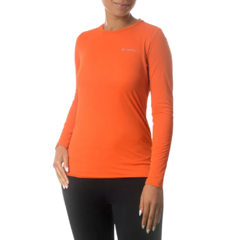 CAMISETA FEMININA MANGA LONGA NEBLINA CORAL 320425634 COLUMBIA