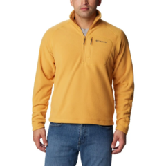 BLUSÃO MASCULINO FLEECE FAST TREK III HALF ZIP AMARELO RAW XM6410-756 COLUMBIA