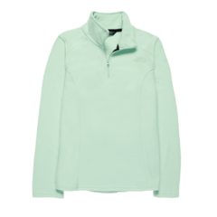 BLUSÃO FEMININO FLEECE 1/4 ZIP PULOVER GLACIER VERDE CLARO 2REDNWC7 THE NORTH FACE