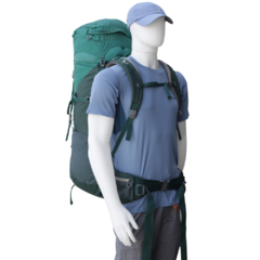 TEST DRIVE MOCHILA AIRCONTACT LITE 50+10L VERDE DEUTER - comprar online