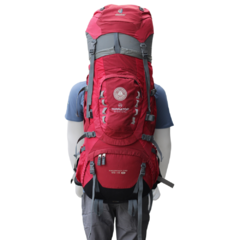 TEST DRIVE MOCHILA AIRCONTACT PRO 55+15L SL VERMELHA DEUTER