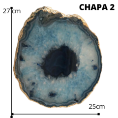 Chapas de Apoio em Ágata Natural - loja online