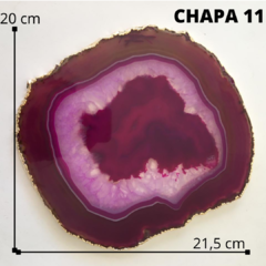 Chapas de Apoio em Ágata Natural - comprar online