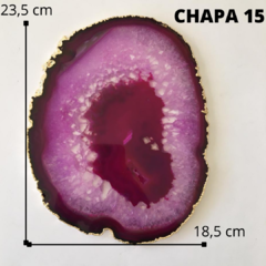 Imagem do Chapas de Apoio em Ágata Natural