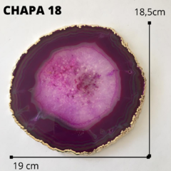 Chapas de Apoio em Ágata Natural na internet