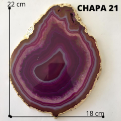 Imagem do Chapas de Apoio em Ágata Natural