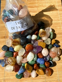 Pedras Roladas Naturais E Semipreciosas - 1kg De 3cm A 4cm