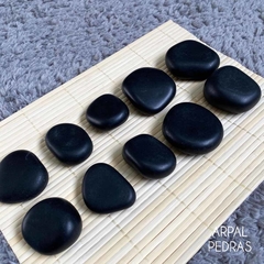 Kit de 10 Pedras De Massagem - Basalto - comprar online