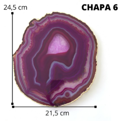 Chapas de Apoio em Ágata Natural na internet