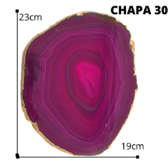 Chapas de Apoio em Ágata Natural na internet