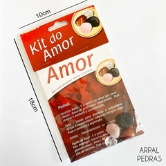 Kit Do Amor - Quartzo Rosa, Ônix, Cristal, Ágata De Fogo na internet