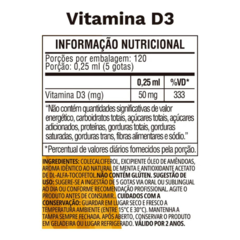 Vitamina D3 2000UI em gotas (30ml) - Ocean Drop na internet