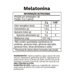 Melatonina Gummies Comestíveis Sabor Morango (30 Gomas) - Ocean Drop - comprar online