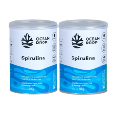 Kit 2x Spirulina 240 Tablets (400mg) - Ocean Drop