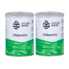 Kit 2x Chlorella 240 Tablets 400mg - Ocean Drop (p/ 4 meses)
