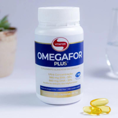 Imagem do Omegafor Plus (240 cápsulas) Ômega 3 Selo IFOS 990mg EPA & 660mg DHA - Vitafor