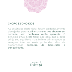 Floral de Bach Kids Choro e Sono (30ml) - Thérapi - comprar online