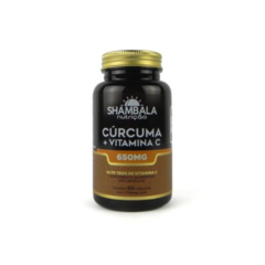 Cúrcuma com Vitamina C 650mg (60 cápsulas) - Shambala
