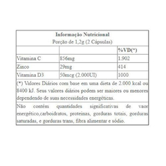 Imunoforce (Vitamina D + C + Zinco) 500mg (60 cápsulas) - Linholev - comprar online
