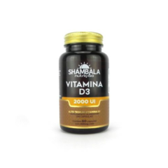 Vitamina D3 2.000 UI (60 cápsulas) - Shambala