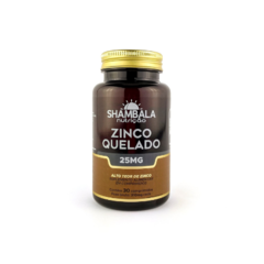 Zinco quelado 25mg (30 comprimidos) - Shambala