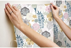 VINILO PARA PARED CON FLORES - comprar online