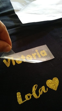 VINILO GLITTER PARA ESTAMPAR REMERAS - PLANETA VINILO