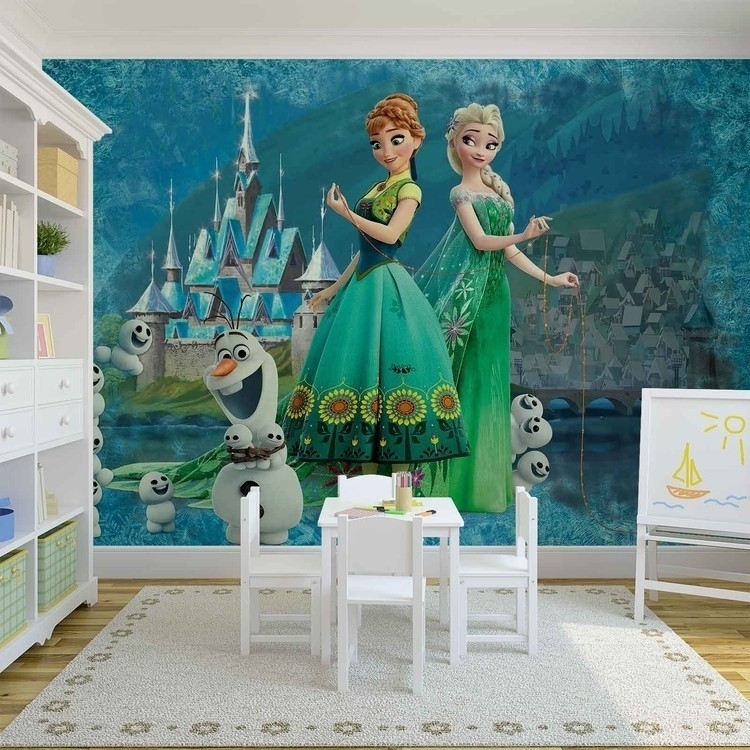 vinilos 3d infantiles - vinilo frozen 3D - Murales de pared