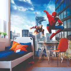 FOTOMURAL SPIDERMAN CON IRONMAN