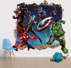 VINILO PARA PARED SUPER HEROES 2023 - comprar online