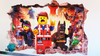 VINILOS DECORATIVOS EFECTO 3D PARED ROTA LEGO