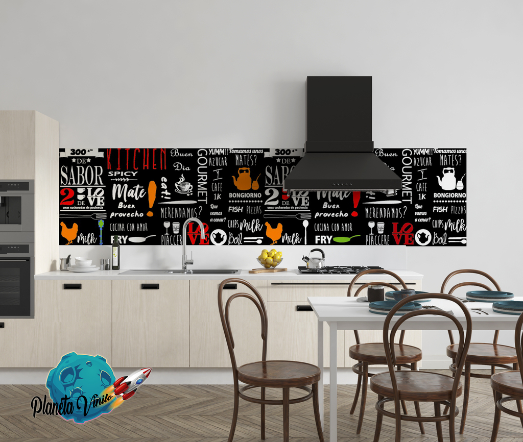 VINILO DECORATIVO COCINA Laminado - PLANETA VINILO