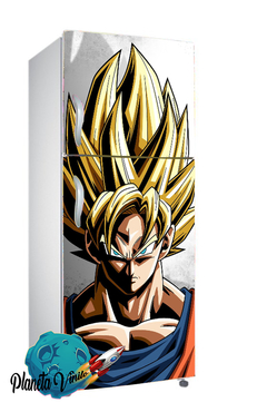 VINILO PARA HELADERA GOKU DRAGON BALL