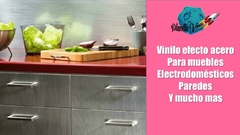 VINILO EFECTO ACERO INOXIDABLE