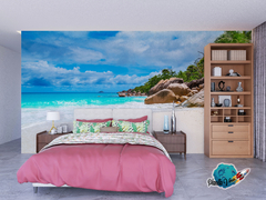 VINILOS PARA PARED PLAYA TROPICAL