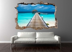 VINILO DECORATIVO EFECTO 3D MUELLE