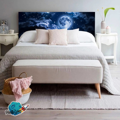 VINILO PARA RESPALDO DE CAMA CON LUNA