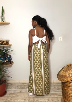 Saia longa Luedji - Nzinga Moda Afro