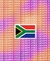 Bandera Sudafrica #1161