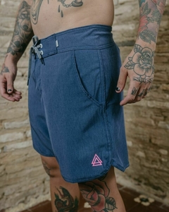 BOARDSHORT SURF RETRÔ BASIC AZUL