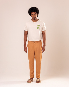 CALÇA CHINNO TWILL TERRACOTA - Loja Online da Parko