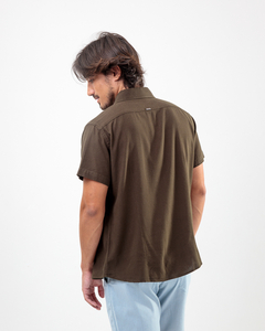 CAMISA SLIM WASH NEW VERDE - comprar online