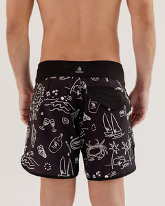 BOARDSHORT SURF RETRÔ JERI LIFE - Loja Online da Parko