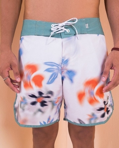 BOARDSHORT SURF RETRÔ FLORAL AREIA