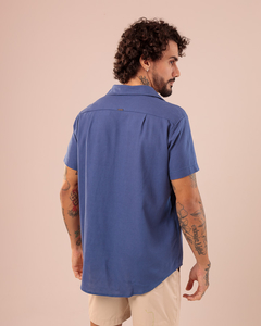 CAMISA SLIM AZUL - Loja Online da Parko