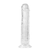 DILDO REALISTA - LESTER M - TRANSPARENTE - BASE VENTOSA - 19,5 CM